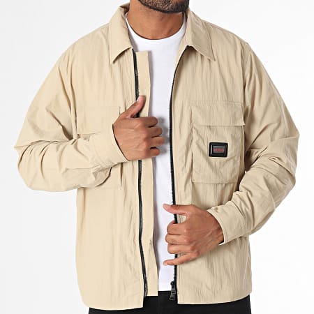 HUGO - Chaqueta con cremallera Eselio 50520090 Beige