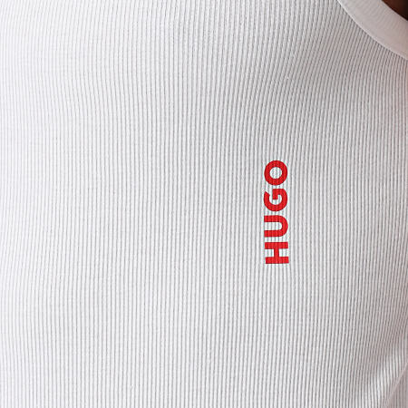 HUGO - Lote de 2 camisetas de tirantes 50469790 Blanco Naranja