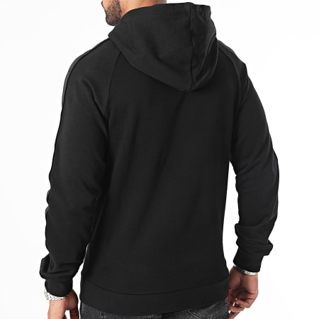 HUGO - Sudadera con capucha y logotipo tonal 50520502 Negro