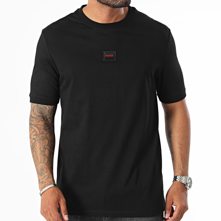 HUGO - T-shirt Diragolino Gel 50528171 Zwart