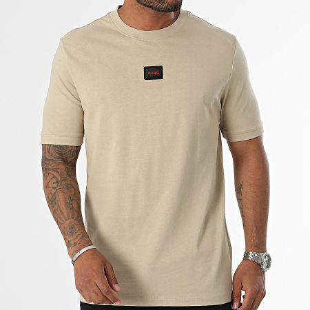 HUGO - Camiseta Diragolino Gel 50528171 Beige