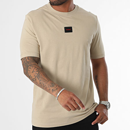 HUGO - Camiseta Diragolino Gel 50528171 Beige