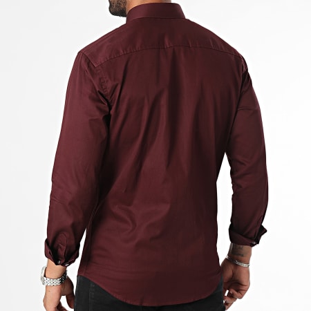 Jack And Jones - Camisa de manga larga Cardiff Burdeos