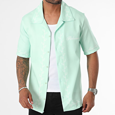 KZR - Camicia a maniche corte verde chiaro