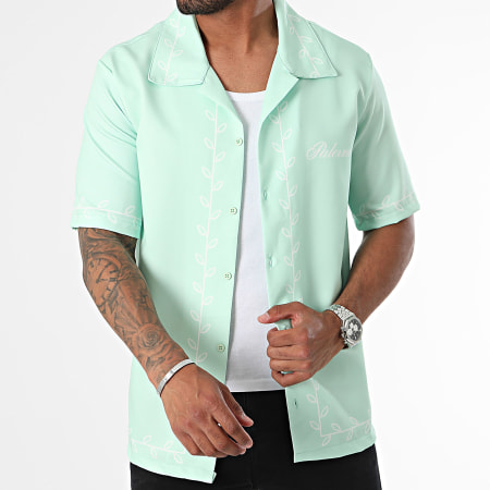 KZR - Camicia a maniche corte verde chiaro