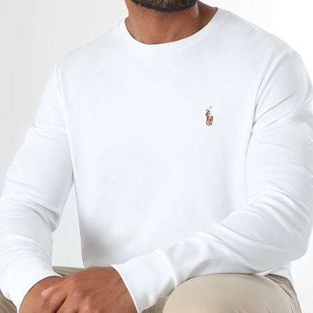 Polo Ralph Lauren - Tee Shirt Manches Longues Original Player Blanc