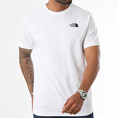 The North Face - Camiseta Vertical A89FP Blanca