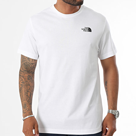 The North Face - Camiseta Vertical A89FP Blanca