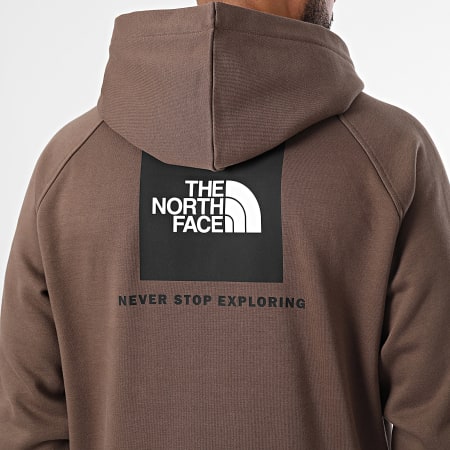 The North Face - Felpa con cappuccio Simple Dome A89F9 Marrone