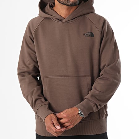 The North Face - Felpa con cappuccio Simple Dome A89F9 Marrone