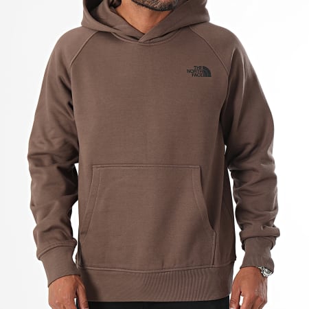 The North Face - Felpa con cappuccio Simple Dome A89F9 Marrone