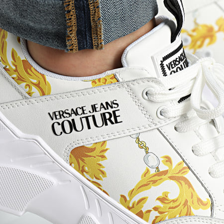 Versace Jeans Couture - Baskets Fondo Speedtrack 77YA3SC2-ZP324 White Renaissance