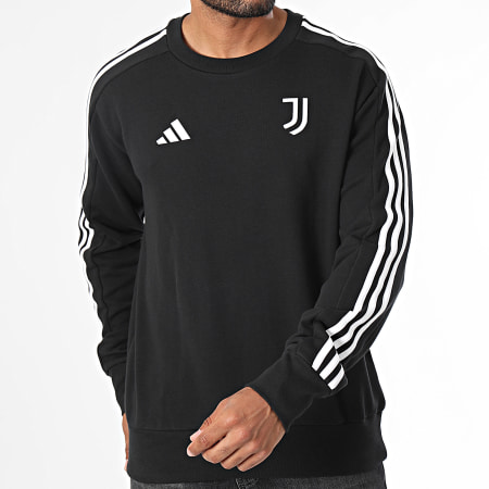 Adidas Performance - Juventus 3 Stripes Sudadera cuello redondo IT3788 Negro