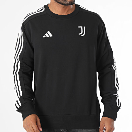 Adidas Performance - Juventus 3 Stripes Sudadera cuello redondo IT3788 Negro