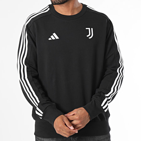 Adidas Performance - Juventus 3 Stripes Sudadera cuello redondo IT3788 Negro