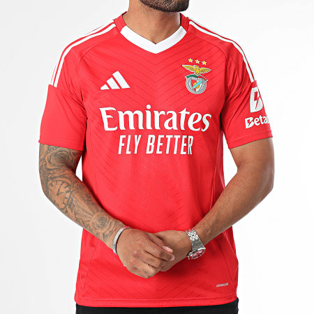 Adidas Performance - SL Benfica Camiseta a rayas JJ5110 Rojo