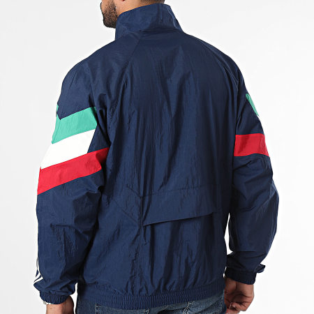 adidas - Veste Zippée A Bandes FIGC IY4628 Bleu Marine