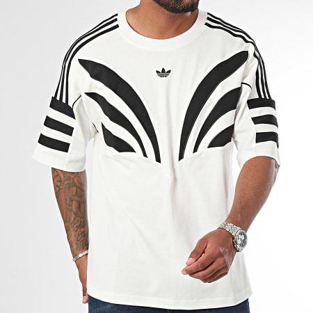 Adidas Originals - Oversized T-shirt Large IX6780 Licht beige Zwart