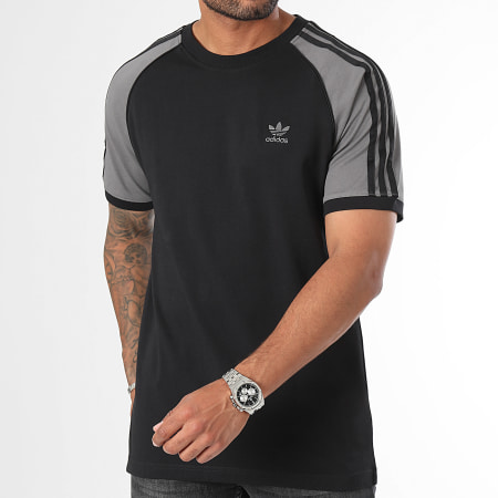 Adidas Originals - Tee Shirt A Bandes IW5818 Noir Gris