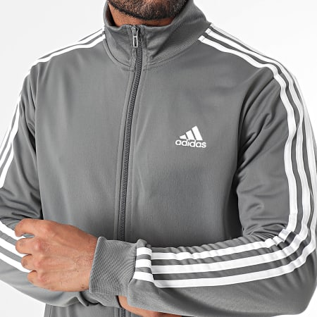 Adidas Sportswear - Ensemble De Survetement A Bandes 3 Stripes IY6649 Gris