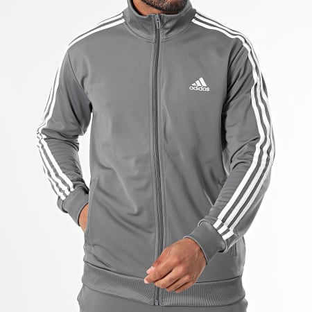 Adidas Performance - Chándal 3 Rayas IY6649 Gris