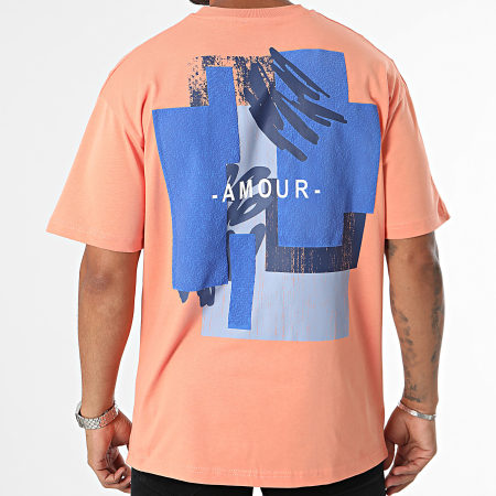 ADJ - Camiseta oversize naranja grande