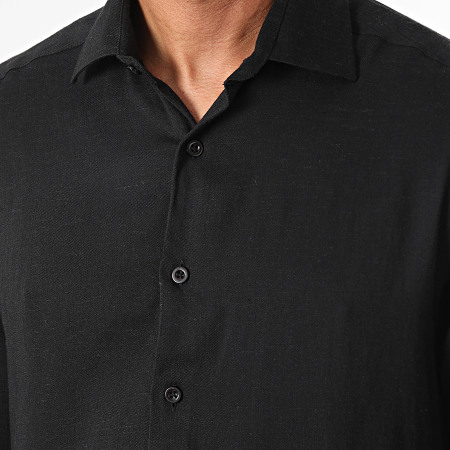 ADJ - Chemise Manches Longues Noir