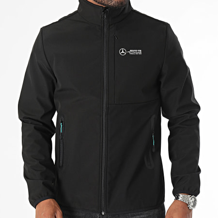 AMG Mercedes - Veste Zippée Softshell 701227029 Noir