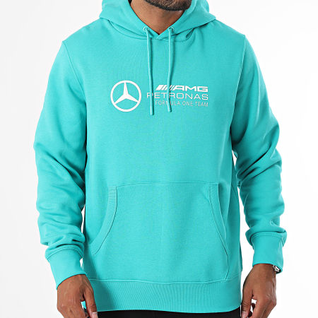 AMG Mercedes - MAPF1 Hoody 701227033 Blauw Turquoise