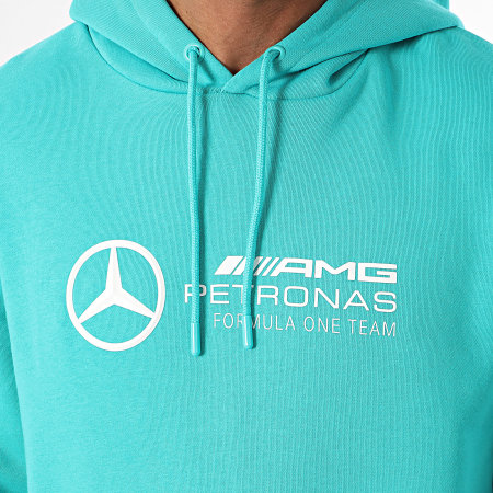 AMG Mercedes - MAPF1 Hoody 701227033 Blauw Turquoise