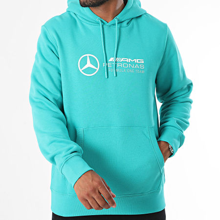 AMG Mercedes - MAPF1 Hoody 701227033 Blauw Turquoise