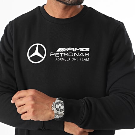 AMG Mercedes - Sudadera de cuello redondo MAPF1 701227035 Negro