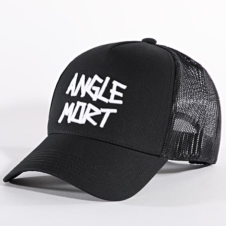 Angle Mort - Trucker Logo Cap Zwart