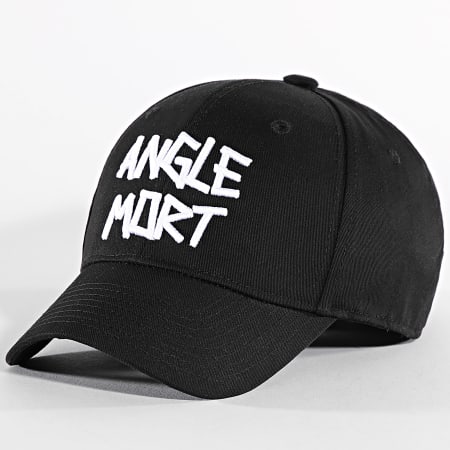 Angle Mort - Gorra con logotipo Negro