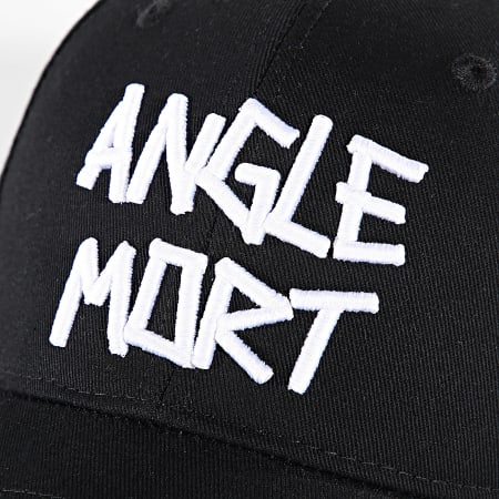 Angle Mort - Gorra con logotipo Negro