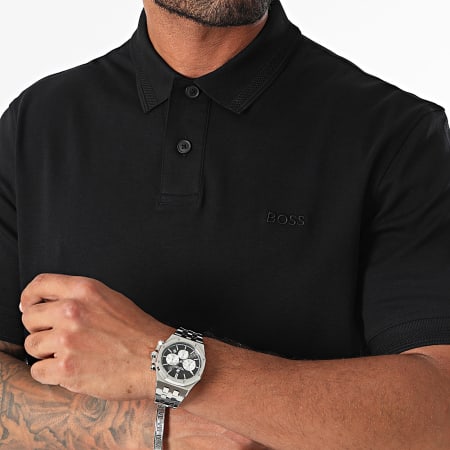 BOSS - Polo de manga corta Interlock 50520109 Negro