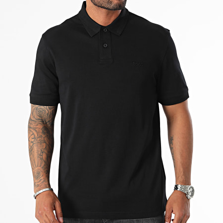 BOSS - Polo de manga corta Interlock 50520109 Negro