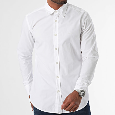 BOSS - Camicia a maniche lunghe Relegant 50518304 Bianco