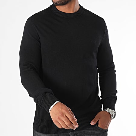 BOSS - Sweater met ronde hals 50501762 Zwart