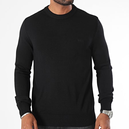 BOSS - Sweater met ronde hals 50501762 Zwart