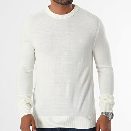 BOSS - Avac Sudadera de cuello redondo 50501762 Blanco