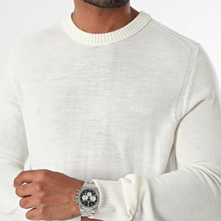 BOSS - Avac Sudadera de cuello redondo 50501762 Blanco