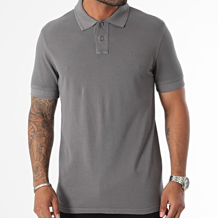 BOSS - Polo Prime a maniche corte 50507813 Grigio