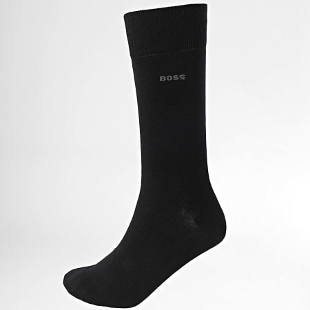 BOSS - 3 Pares Calcetines RS Monogram CC 50515141 Negro