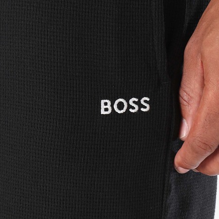 BOSS - Pantalón corto Waffle 50480828 Negro