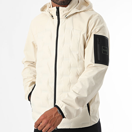 BOSS - Veste Zippée Capuche Leo 50522390 Beige