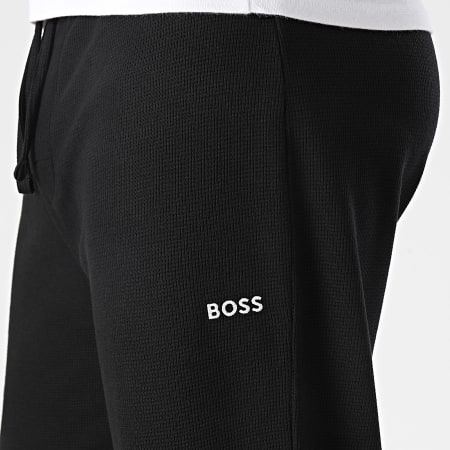 BOSS - Pantaloni da jogging in waffle 50479388 Nero