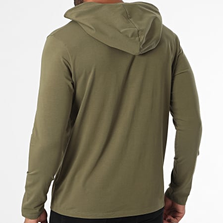 BOSS - Tee Shirt Capuchon Lange Mouw Mix en Match 50515306 Khaki groen