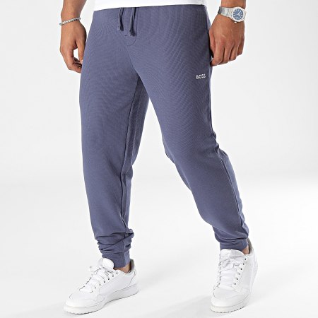 BOSS - Wafelmanchet joggingbroek 50486456 marineblauw