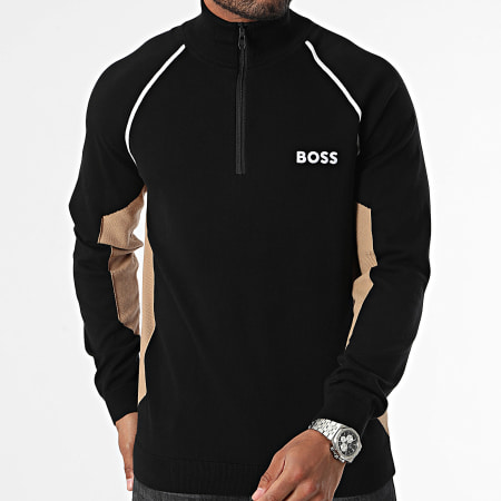 BOSS - Sudadera con cremallera Hydro X 50519377 Negro Beige